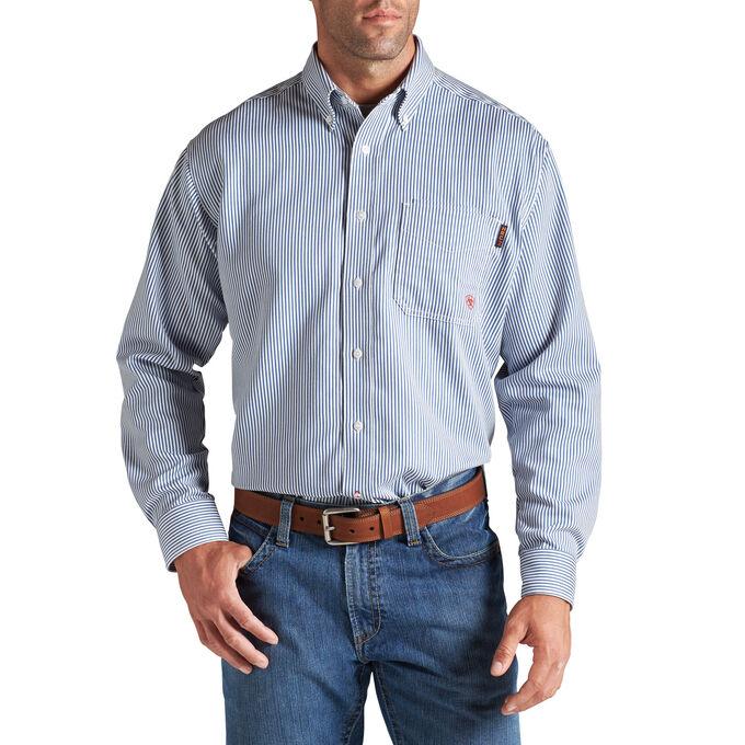 ARIAT FR BASIC WORK SHIRT - MEN'S - BOLD BLUE - 10012250